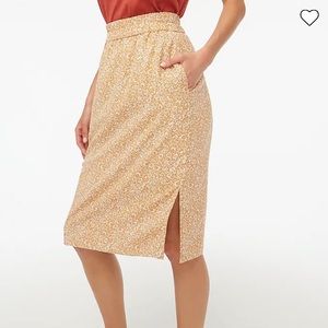 Pull on J.Crew midi skirt